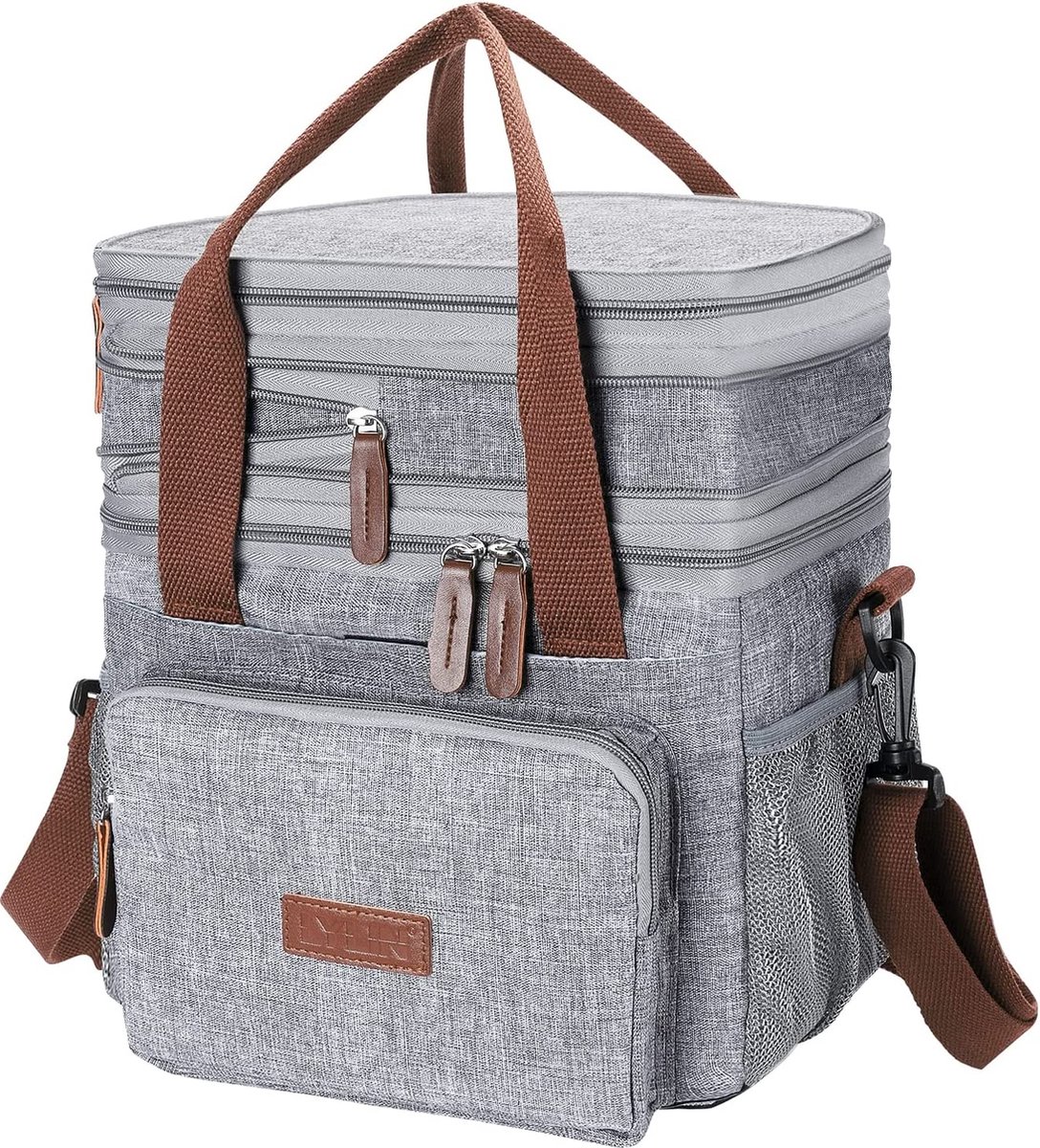 Lunchtas – Geïsoleerde lunchtas – Handig lunctas voor werk en school – compact lunchtas