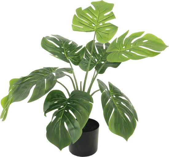 Plante artificielle Monstera 60 cm | Plante à trou Plante artificielle |  Petites... | bol.com