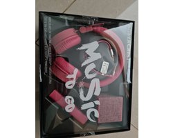 Silvercrest Geschenkset Koptelefoon - Powerbank - Bluetooth speaker - Roze - Cadeau