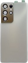 Voor Samsung Galaxy S21 Ultra (SM-G998B) achterkant - wit