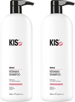 KIS - Kappers KeraMax - 2 x 1000 ml - Shampooing