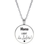 Ketting Glas -  Mama U Bent De Liefste