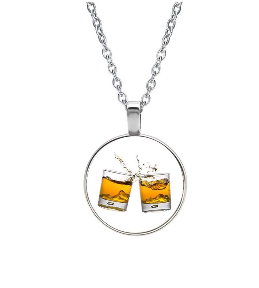 Ketting Glas - Whiskey
