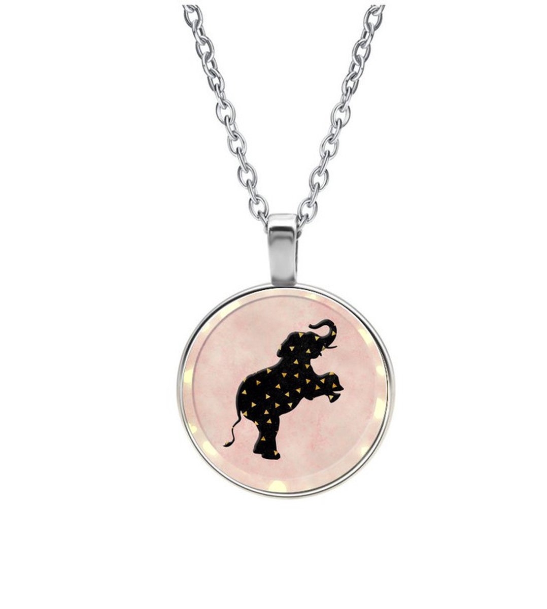 Ketting Glas - Olifant