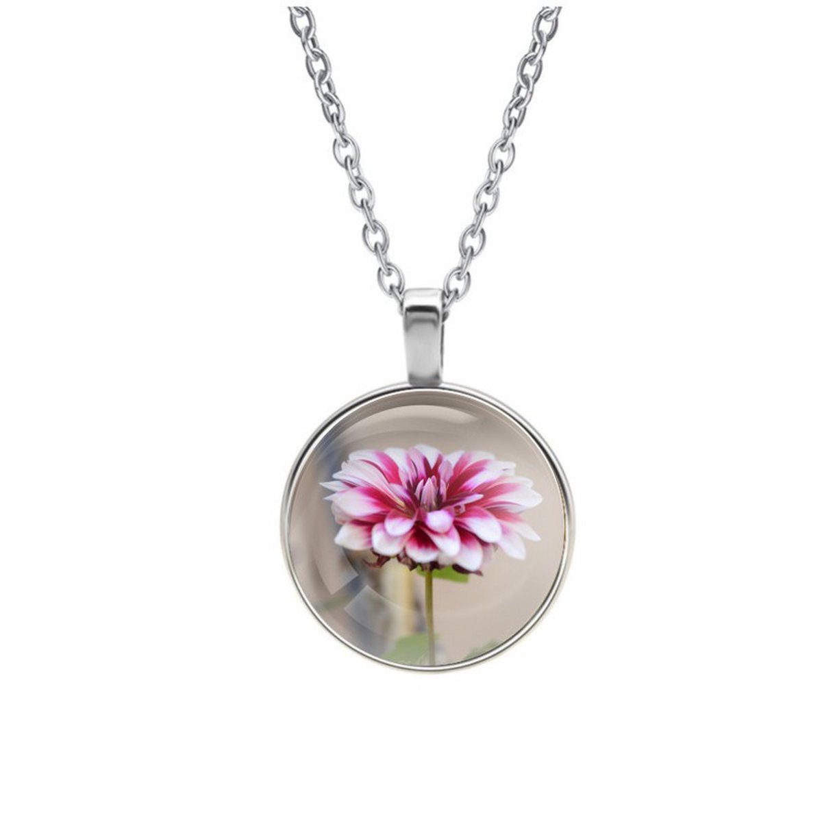 Ketting Glas - Bloem
