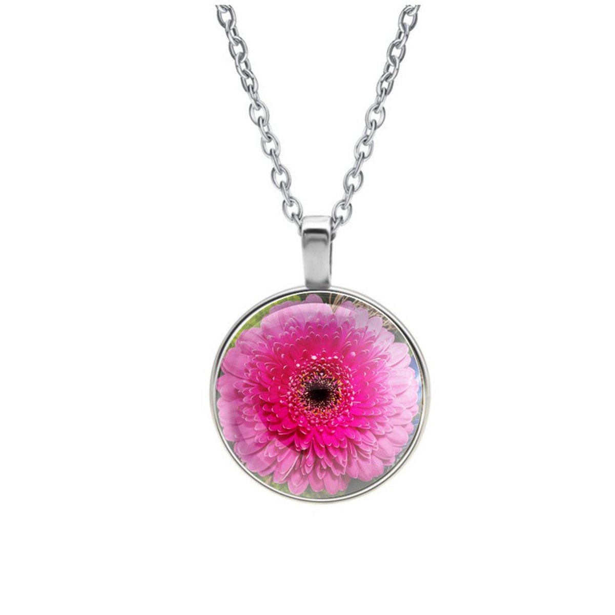 Ketting Glas - Bloem