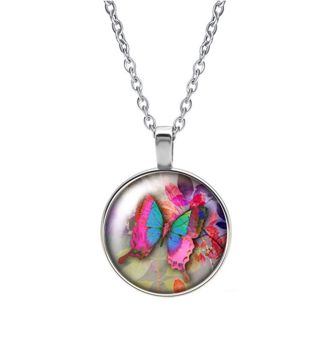 Ketting Glas - Vlinder