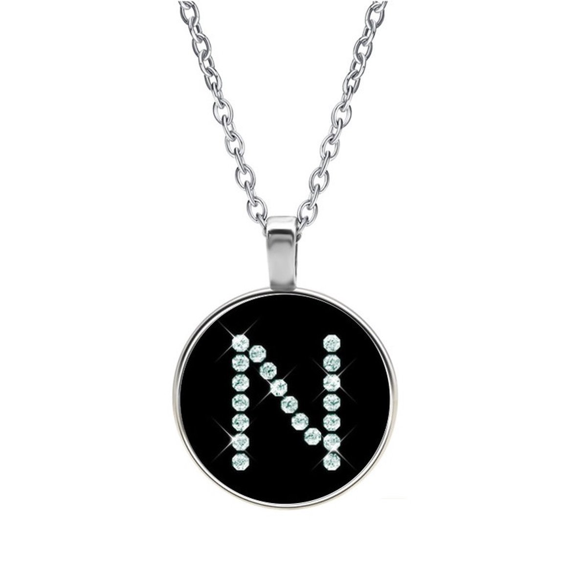 Ketting Glas - Diamant N