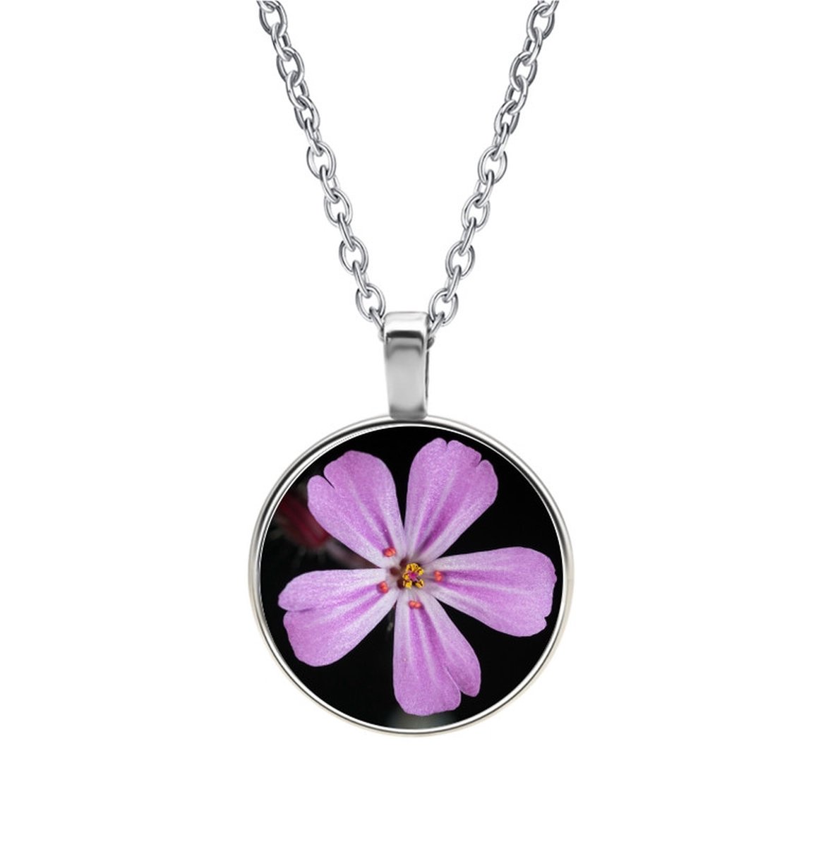 Ketting Glas - Bloem