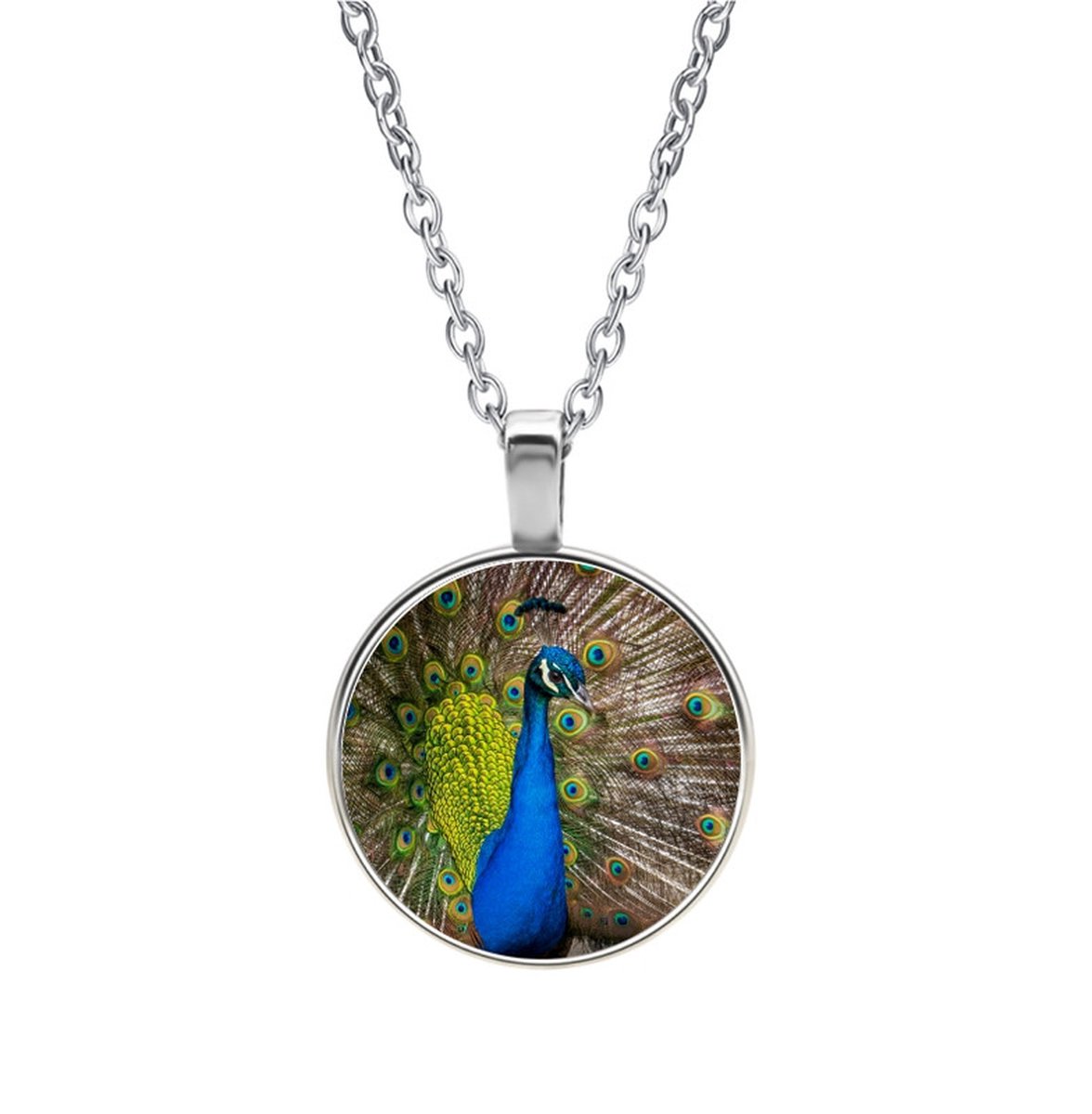 Ketting Glas - Pauw