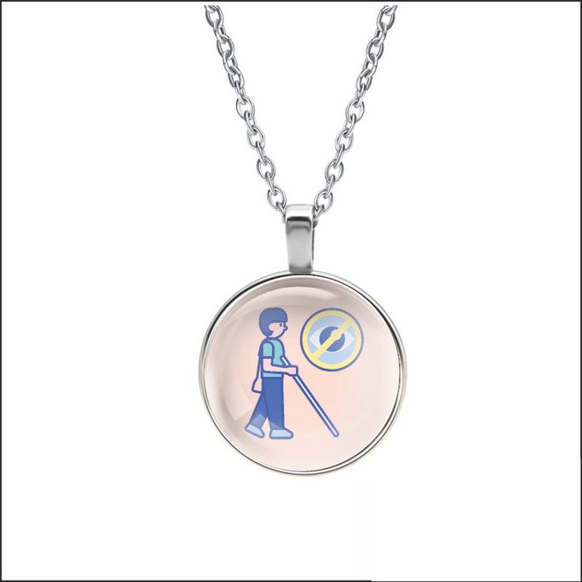 Ketting Glas - Slechtziend