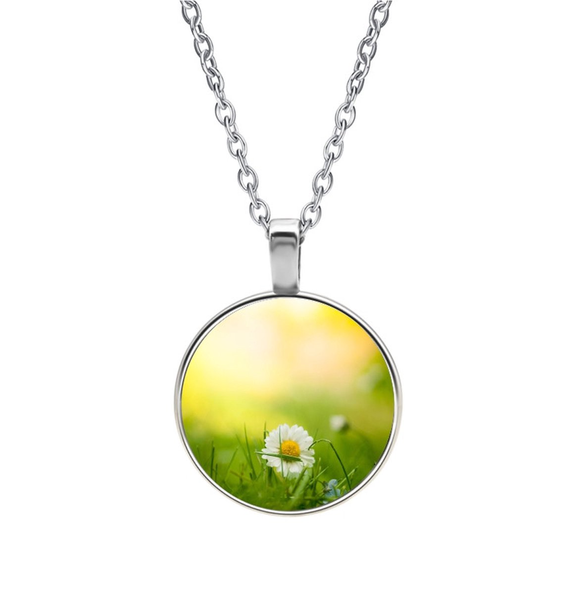 Ketting Glas - Bloem