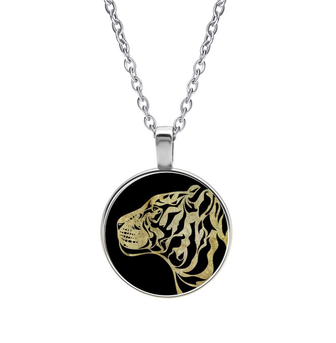 Ketting Glas - tijger