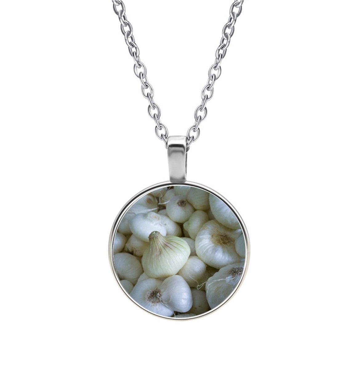 Ketting Glas - Knoflook