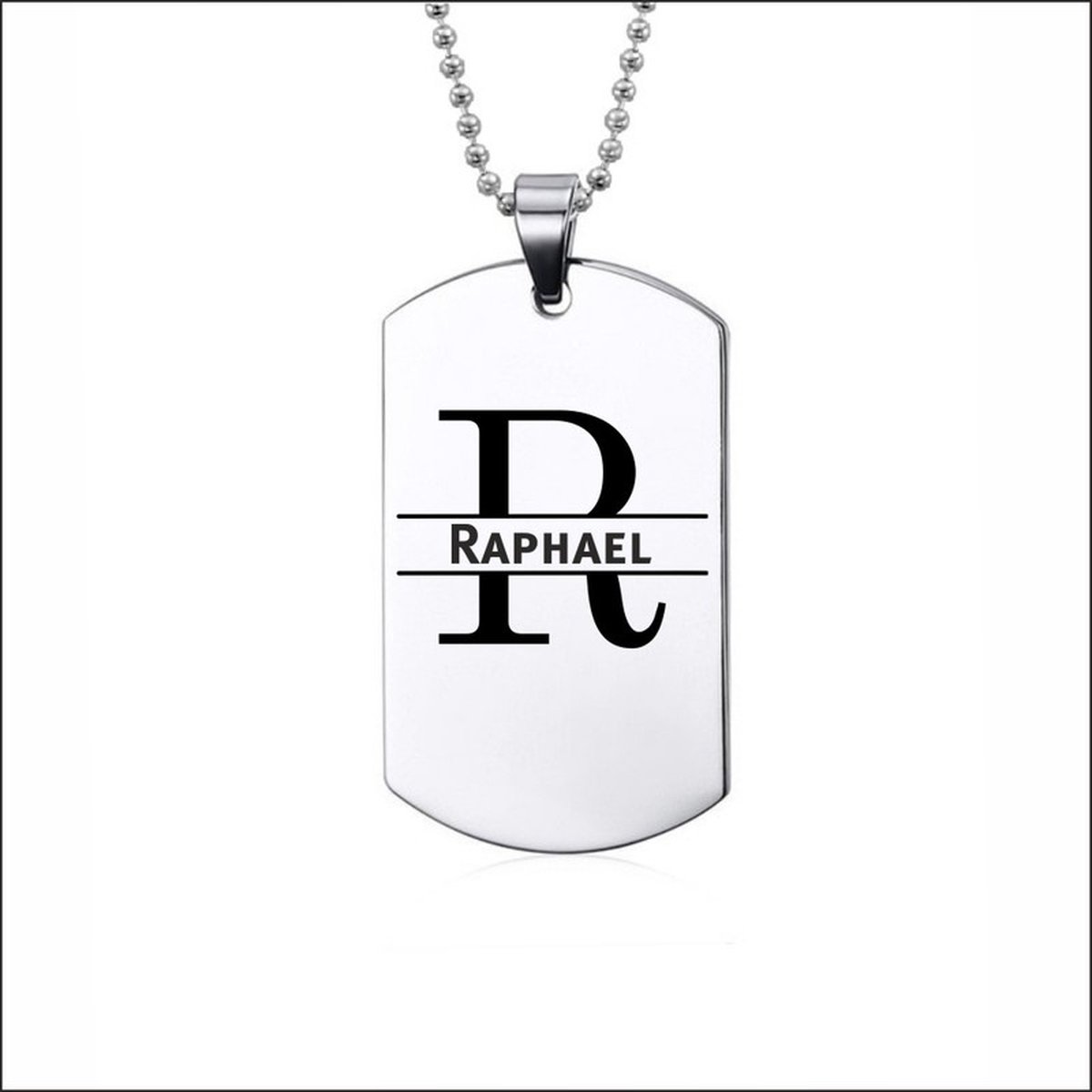 Ketting RVS Met Naam - Raphael