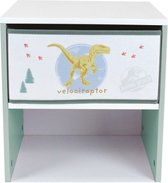 Jurassic World Nachtkastje, Velociraptor - 36 x 33 x 30 cm - MDF