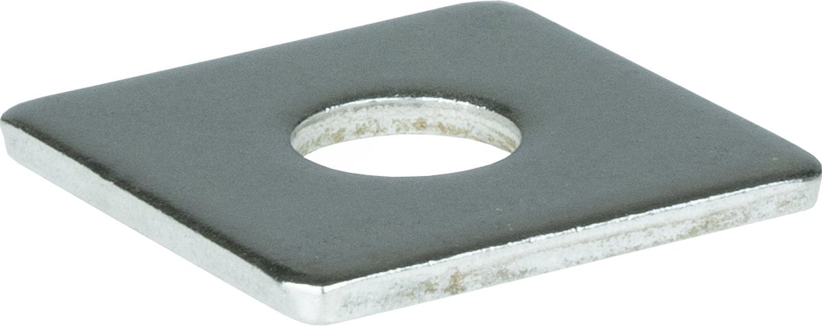 Sluitplaat RVS M16, 50x50mm, 100 stuks