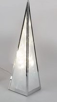 Piramide - Lichtdecoratie - Kerst - Roterend licht - 60 cm - Werkend op Batterijen