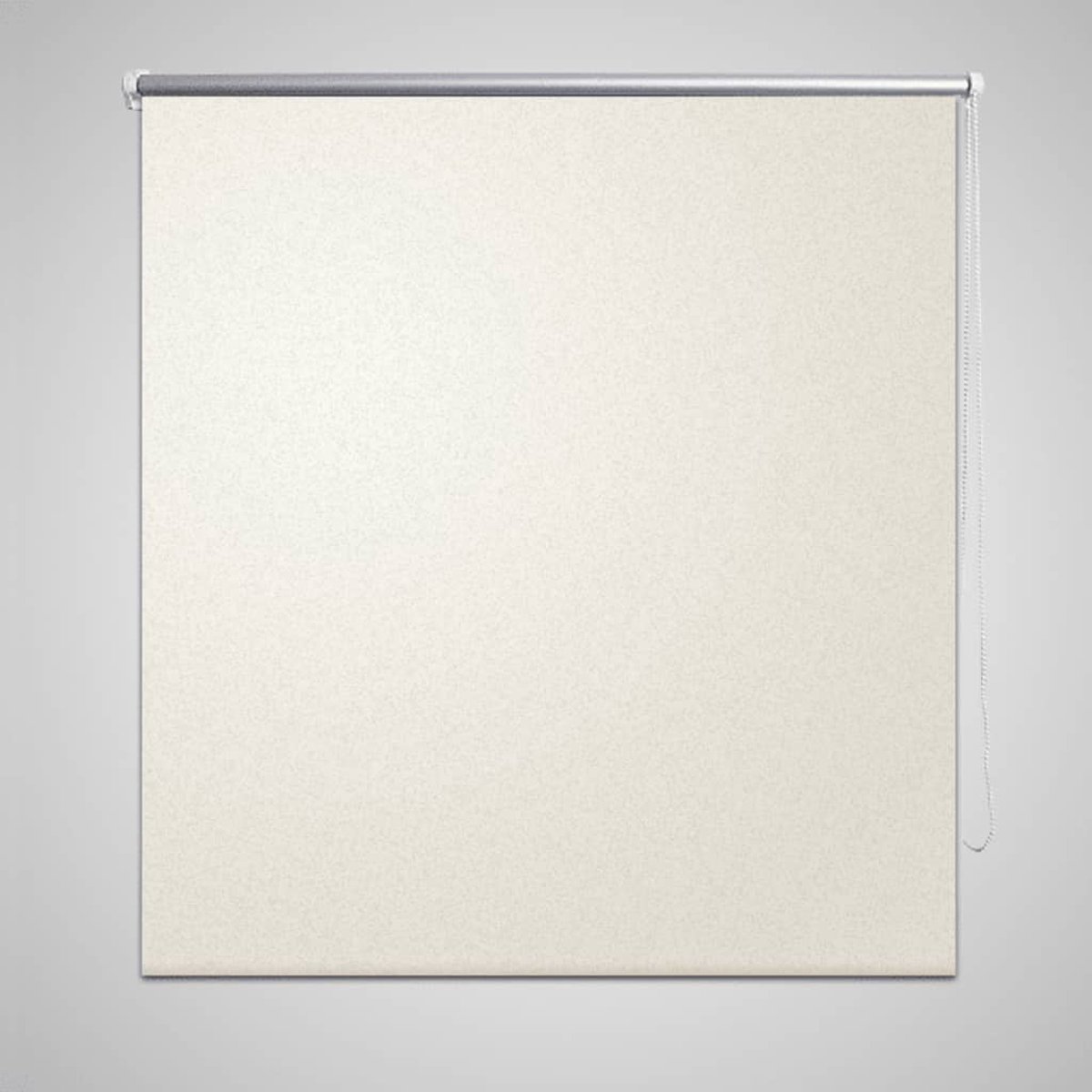 Decoways - Rolgordijn verduisterend 100 x 230 cm crême
