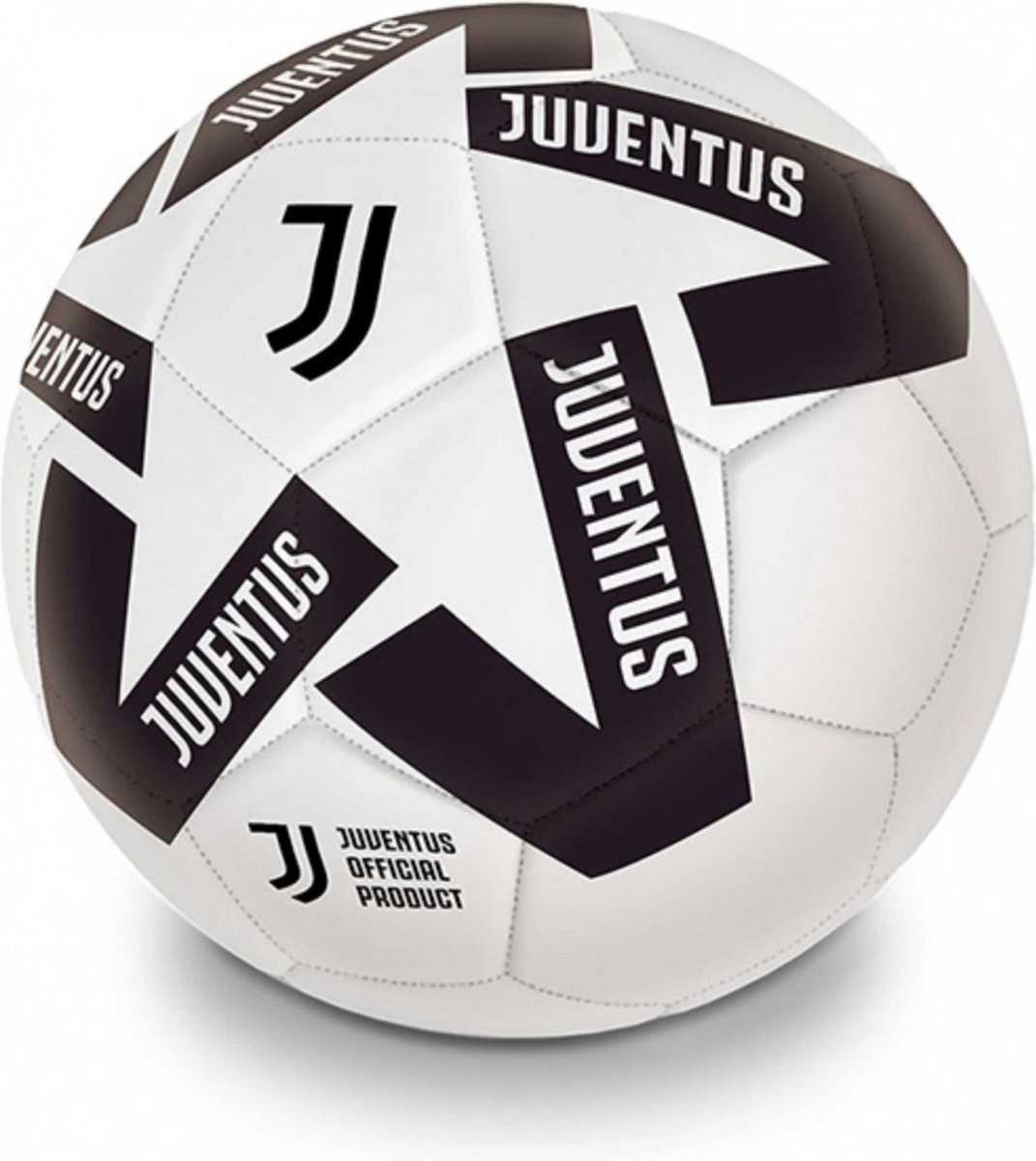 Juventus voetbal ster - maat 5 - wit
