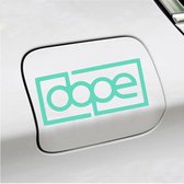 Autocollant pour pare-chocs - Dope - 6,8 X 14,8 - Menthe
