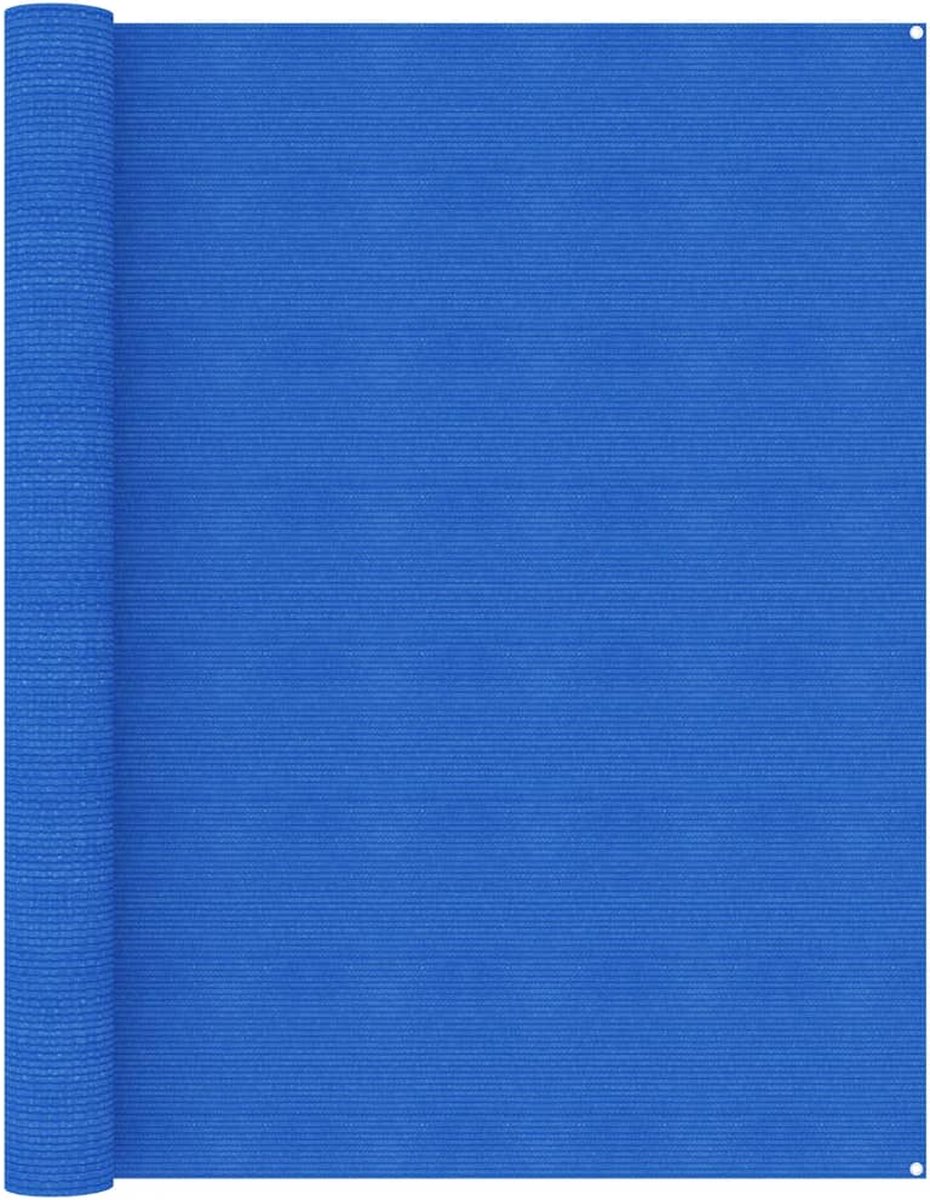 Decoways - Tenttapijt 250x500 cm blauw