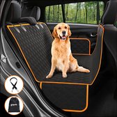 Gopets Dog Blanket Car Back Seat - Dog Blanket Trunk - Car Basket Dog - Housse de protection pour coffre - Avec ceinture - Zwart