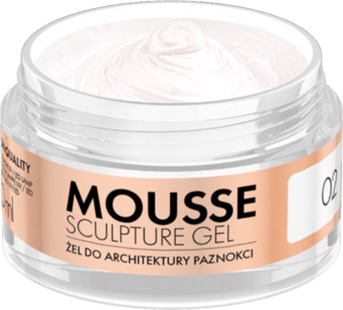Victoria Vynn – Mousse Sculpture Gel 02 Polar White 50 ml - gelnagels - gel - nagels - manicure - nagelverzorging - nagelstyliste - buildergel - uv / led - nagelstylist - callance