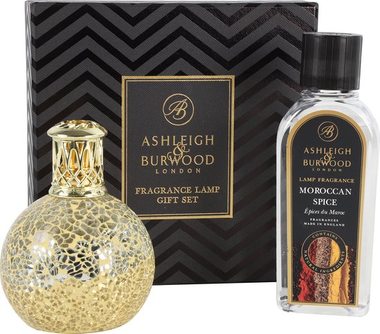 Ashleigh & Burwood - Lampenolie Moroccan Spice 250 ml + Geurlamp Little Treasure - Gift Set
