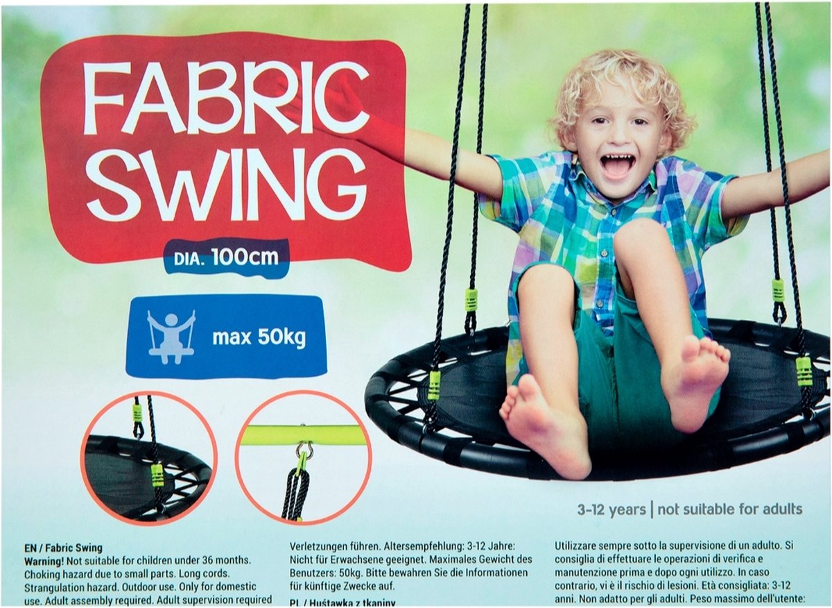 ZD Trading Nestschommel Fabric Swing