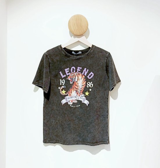 T-shirt Tigre - Vêtements - T-shirt Femme - Taille M/L T-shirt Noir
