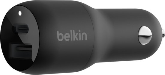 Belkin CCB004BTBK, Binnen, Buiten, Sigarettenaansteker, USB, Zwart - Belkin