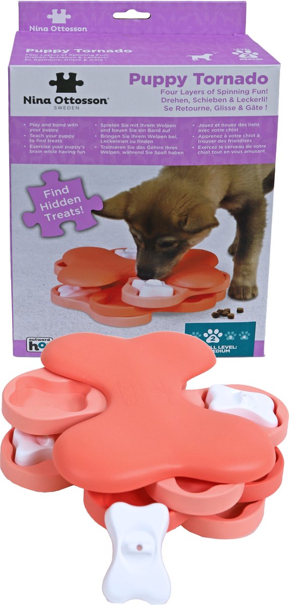 Nina Ottosson Puppy Tornado Oranje 28*19*8cm