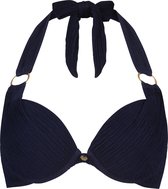 Hunkemöller Dames Badmode Voorgevormde beugel bikinitop Maldives - Blauw - maat 70F