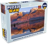 Puzzel Weerspiegeling van de Ben Nevis in het water - Legpuzzel - Puzzel 1000 stukjes volwassenen