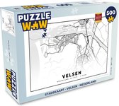 Puzzle Plan de la ville - Velsen - Nederland - Puzzle - Puzzle 500 pièces - Carte