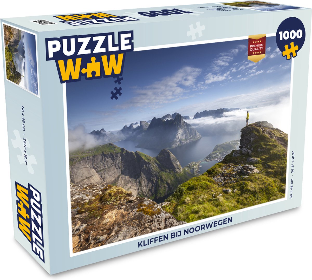 Puzzel Kliffen bij Noorwegen - Legpuzzel - Puzzel 1000 stukjes volwassenen