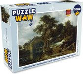 Puzzel Landschap met watermolen - Schilderij van Jacob van Ruisdael - Legpuzzel - Puzzel 1000 stukjes volwassenen