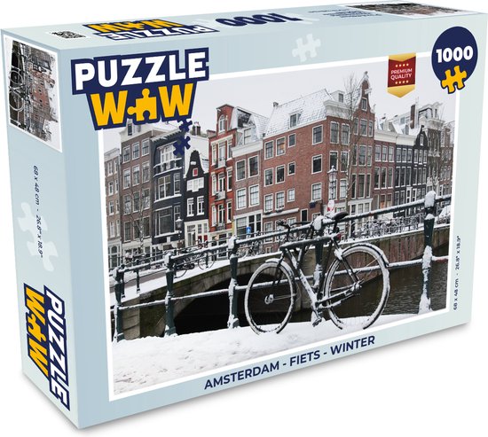 Puzzle Vélos à Amsterdam - 1000 pièces - Puzzle 