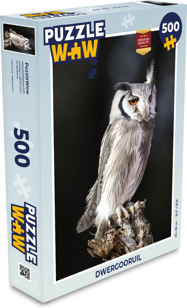 Puzzel Dwergooruil - Legpuzzel - Puzzel 500 stukjes
