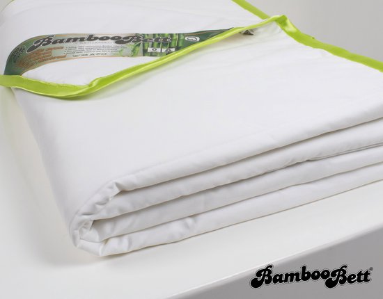Bamboo Bett - 100% Bamboe zomerdekbed - Heerlijk Koel & Fris bamboe dekbed - Licht, soepel, absorberend, ventilerend zomer dekbed - 260x220 cm Lits-Jumeaux