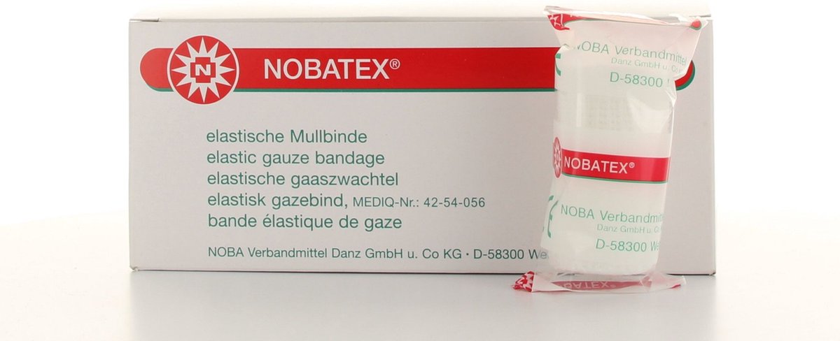 Goedkoopste Elastische Zwachtel Nobatex Gecellafoneerd 4m x 6cm