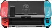 Hoesje Geschikt voor Nintendo Switch Case Hoes Hard Cover Schokbestendig - Hoes Geschikt voor Nintendo Switch Hoes - Transparant