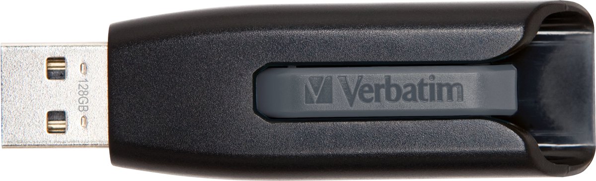 Verbatim V3 USB-stick 128 GB USB 3.2 Gen 1 (USB 3.0) Zwart 49189