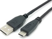 Equip 128885 USB-kabel 2 m USB 2.0 USB A USB C Zwart
