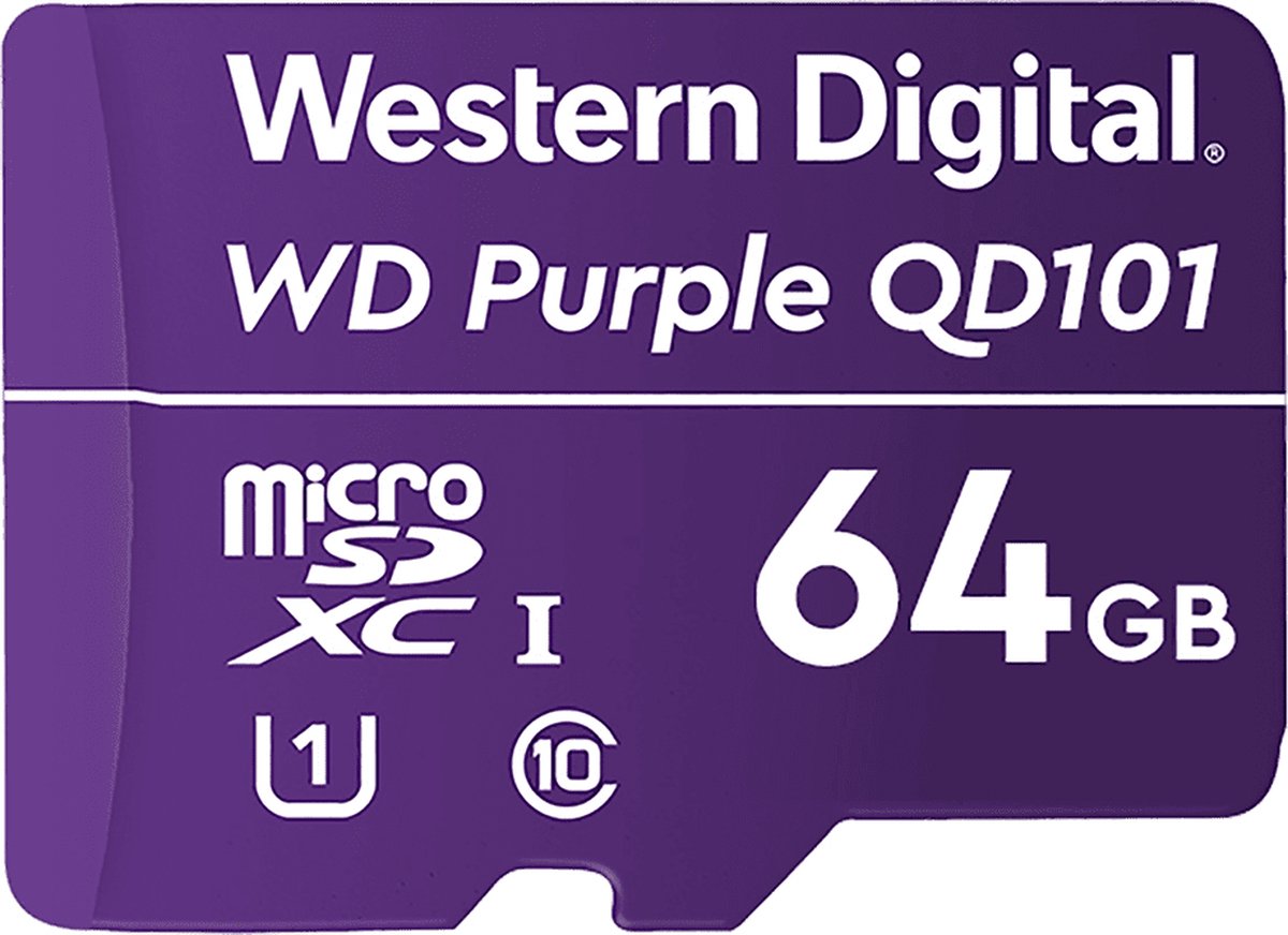 SD Geheugenkaart Western Digital WDD064G1P0C 64GB