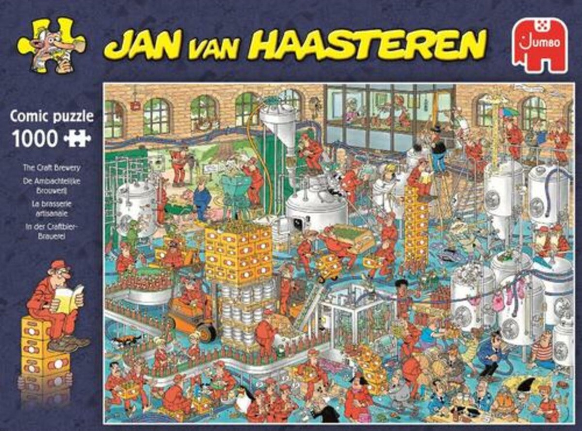Jan van Haasteren - De Ambachtelijke Brouwerij - 1000 stukjes puzzel — afbeelding 5