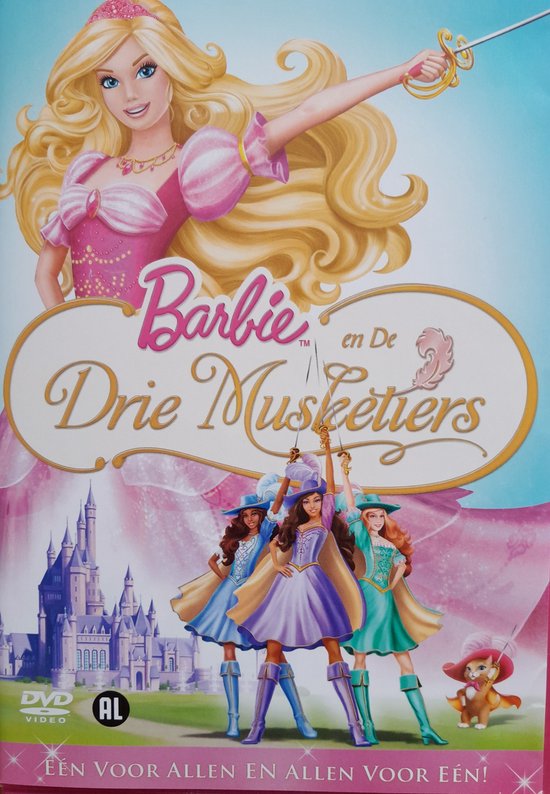 Cover van de film 'Barbie - En De Drie Musketiers'