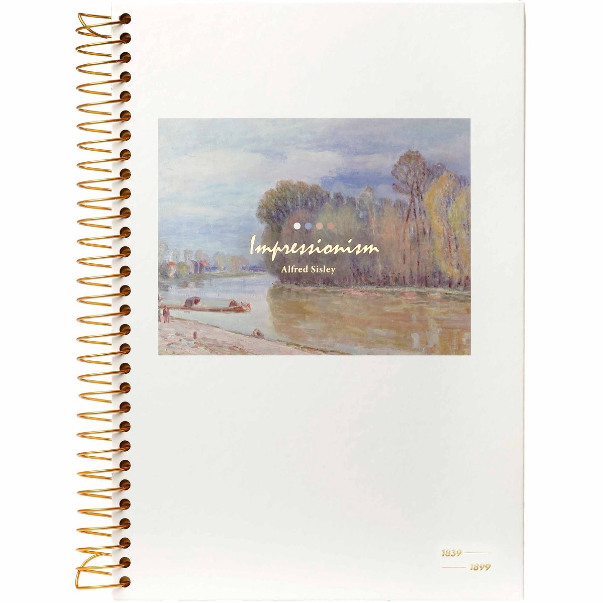 D5347-1 Kalpa A4 Notitieboek spiraal Impressionisten Rivier