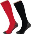 Xtreme Sockswear Compressie Sokken Hardlopen - 2 paar Hardloopsokken - Multi Red - Compressiesokken - Maat 45/47